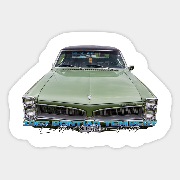1967 Pontiac Tempest LeMans 2 Door Hardtop Sticker by Gestalt Imagery
